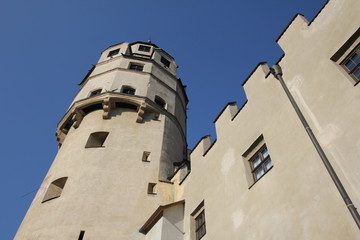 Fototapeta na wymiar Mint Tower, Hall in Tirol, Austria
