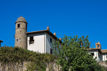 Fototapeta na wymiar View of Tuscania. Lazio. Italy.