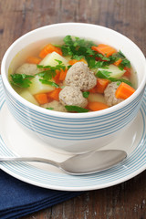 Meatball soup