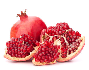 Ripe pomegranate fruit