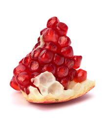 Ripe pomegranate piece