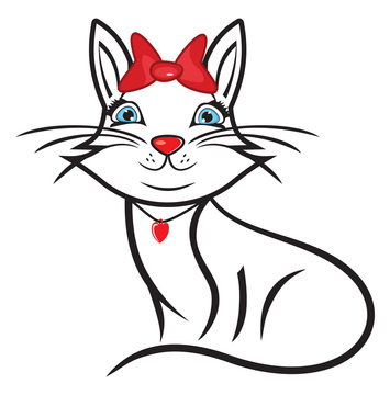 recommend clip art: Cute cat