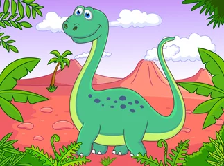 Foto op Plexiglas Dinosaurus tekenfilm © idesign2000