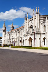Fototapeta na wymiar Klasztor Hieronimitów w Lissabon, Portugalia