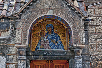 Fototapeta na wymiar Grecja, Ateny: bizantyjski kościół