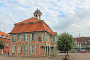 Barockes Rathaus in Boizenburg (Mecklenburg-Vorpommern)