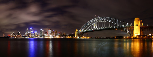 City at night (Sydney, Australia)