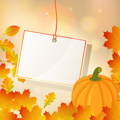 Vector Illustration of an Autumnal Background