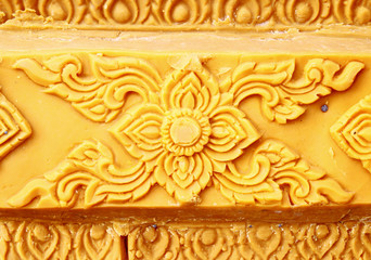 carving candle Thai style