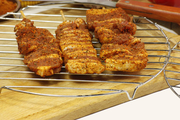 brochettes de porc