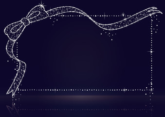 キラキラリボンフレーム