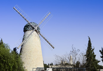 Montefiore windmill, Jerusalem, Israel