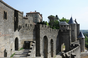 Obraz premium La citadella di Carcassonne patrimonio mondiale dell'UNESCO