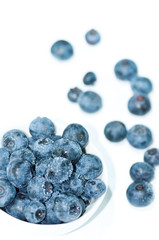 Viele Blaubeeren