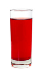 Glass of cherry juice