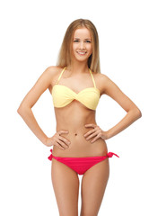 Obraz premium beautiful woman in bikini