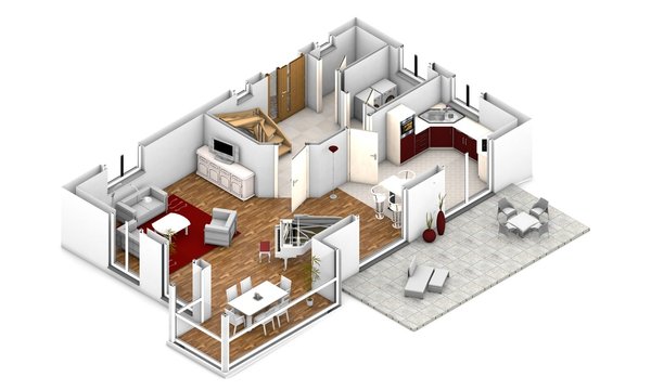 3d grundriss perspektive