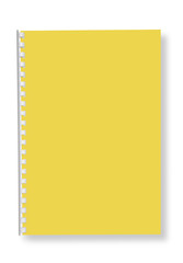 Paper spiral notebook.