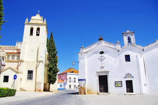 Square of Alvito village, Alentejo, Portugal