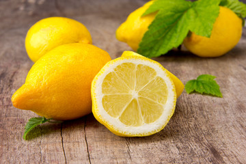 Fresh lemons