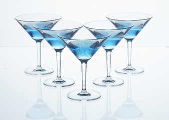 Martini Glass Isolated