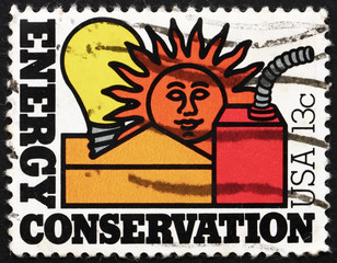 Postage stamp USA 1977 Energy Conservation