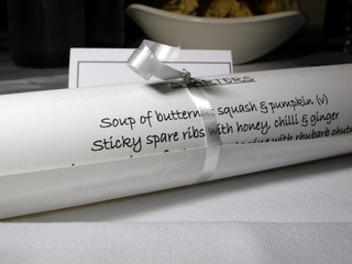 Fototapeta premium Celebration menu