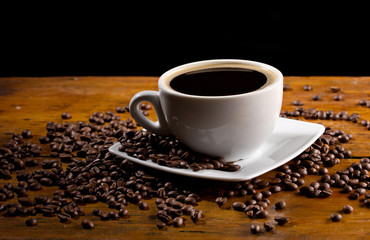 coffee in retro style