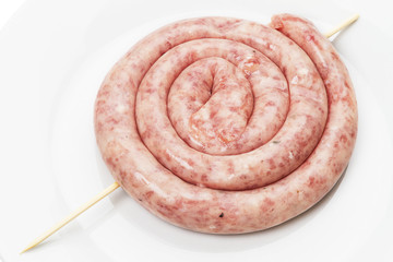 RAW homemade sausage