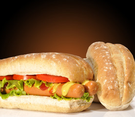 Apetitosa comida rápida.