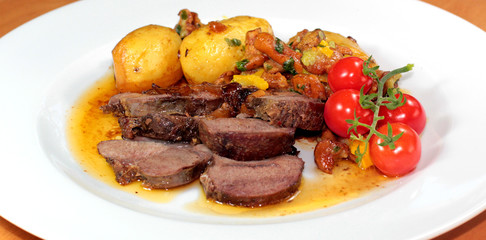 Wildschweinbraten