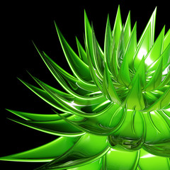 concept flower green
