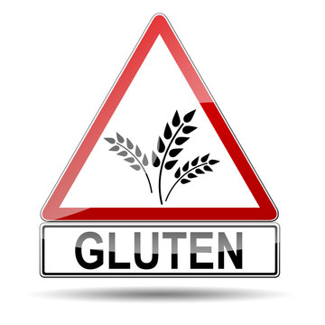 Se&ntilde;al advertencia GLUTEN
