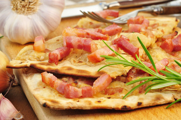 Elsässer Flammkuchen