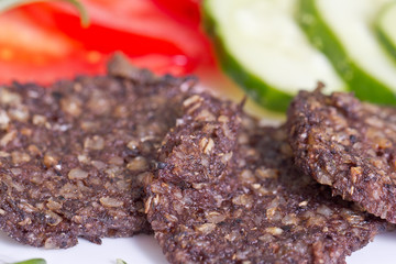 polish barbecue kaszanka