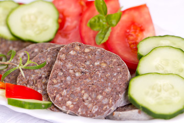 black pudding know as kaszanka