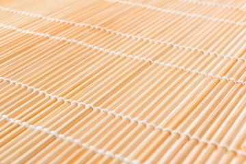 japanese mat, texture of Japanese mat to make sushi