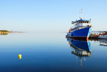 Kroatien Pasman Hafen Schiff