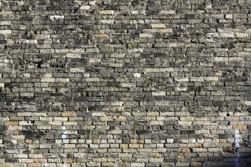 Old brick wall background