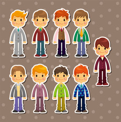 office worker stickers