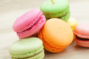 Colorful macaroons