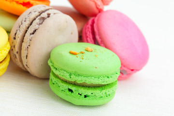 Colorful macaroons