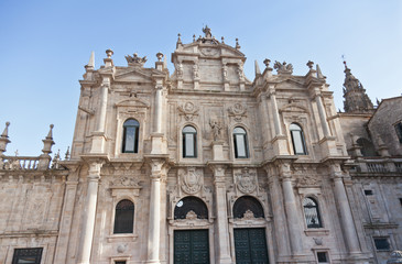 Fototapeta na wymiar Catedral de Santiago de Compostela, España