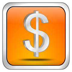Button mit Dollar Symbol
