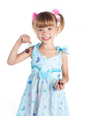 portrait of little girl