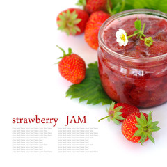 fresh strawberry jam