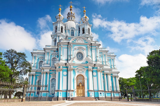 St. Petersburg. Smolny Cathedral (Church of the Resurrection)