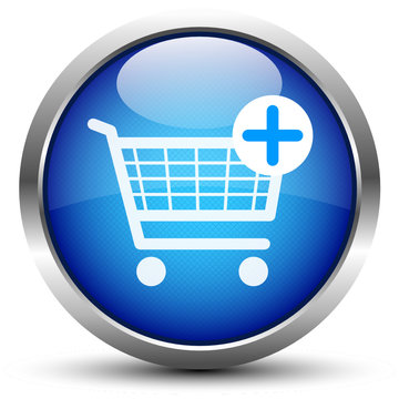 Warenkorb Hinzuf&uuml;gen Button Blau