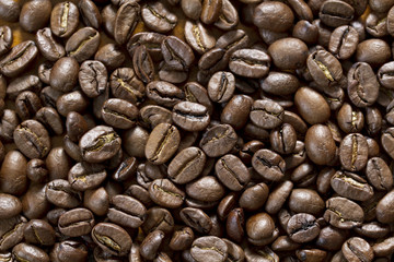 Coffee beans background