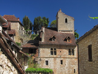 Village de Saint-Cirq-Lapopie ; Lot Quercy ; Midi-Pyrénnées